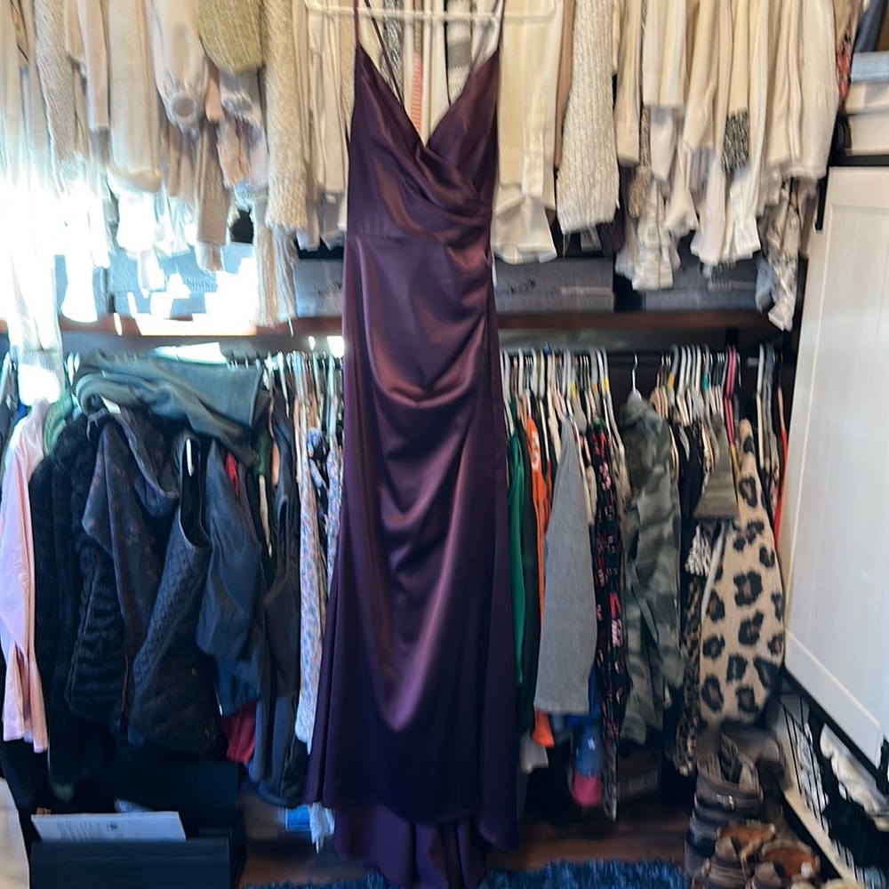 Bridesmaid plum dress size 6